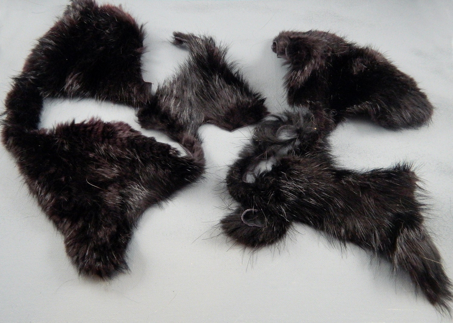 Fur Scraps BEAVER Black Fur Scraps BVR1 Arctic Store Arktika Russia