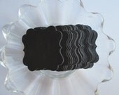 Black/White Double Sided Wedding, Escort, Place cards, tags, 50pc