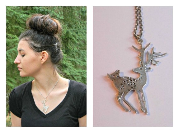 Prince of the Forest Deer Necklace Made to Order