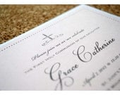 Cross Communion Party Invitations