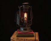 Rustic Lantern Table Lamp