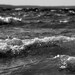 Ocean Photography, Black and White Nature Photograph, Seaside Wall Art, Lake House Decor, Wave Picture, Summer Fine Art Print