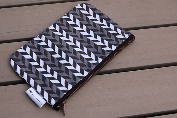 Own fabric design - handmade cotton  pouch