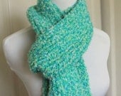 Loom Knit Fuzzy Scarf