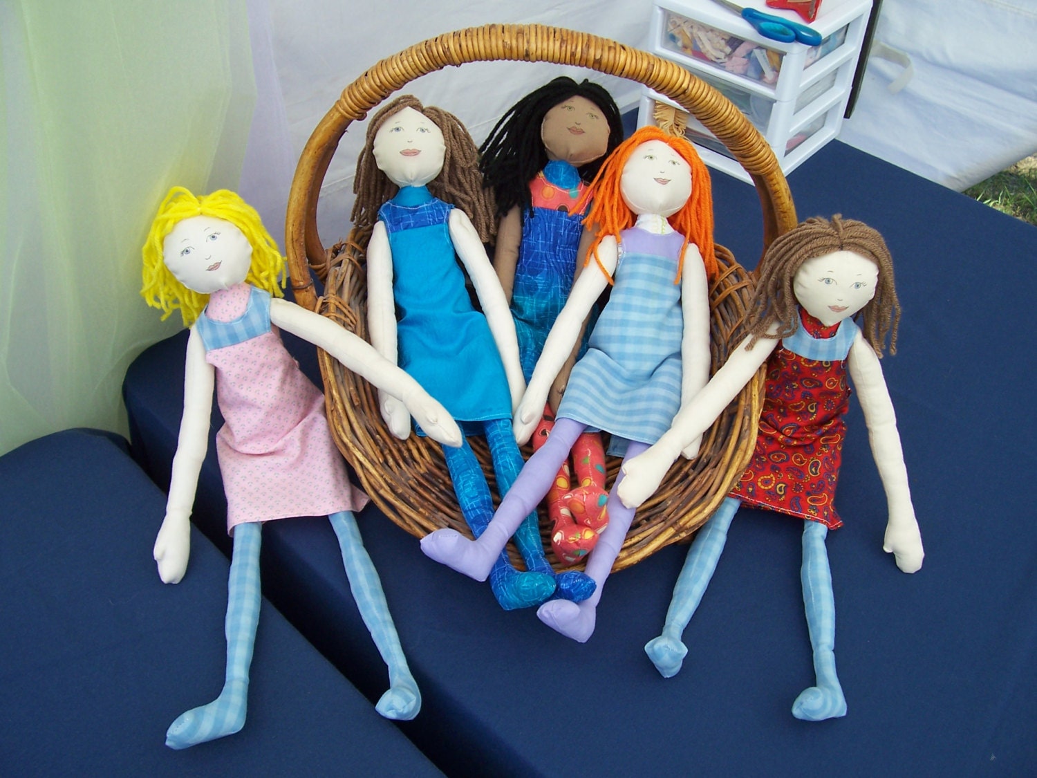 Child-Friendly Frabric Dolls Custom Made-To-Order for Girls or Boys, Autumn Holiday Christmas Black Friday