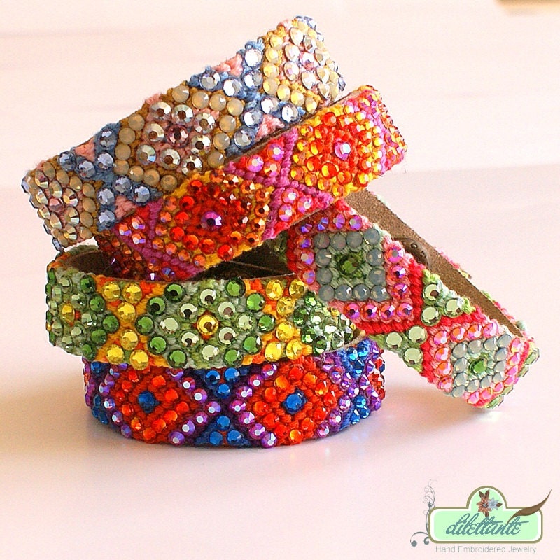 Swarovski Crystal Friendship Bracelet- nude design