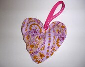 Upcycled fabric lavender sachet