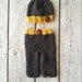Beanie and pants set - newborn photography prop - photo prop