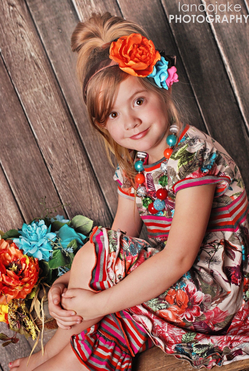 Butterfly knit 2 pc girl custom boutique set sz 2,3,4,5,6,7 New