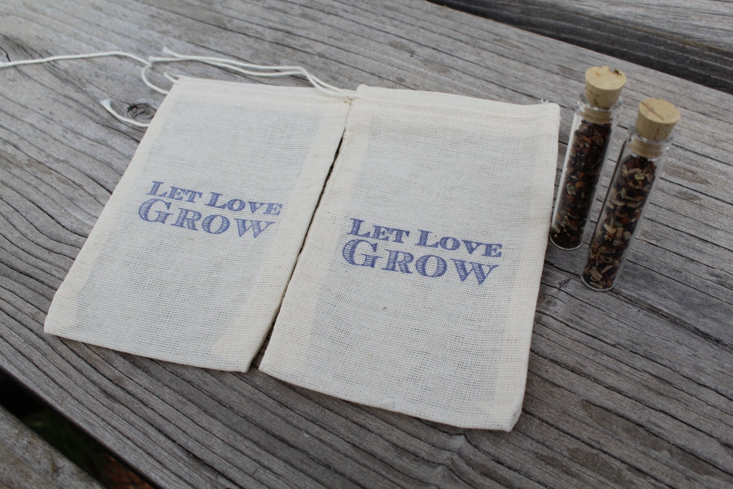 Set of 25 Wildflower Seeds Wedding Bridal Shower Favors Eco Friendly Green Wedding