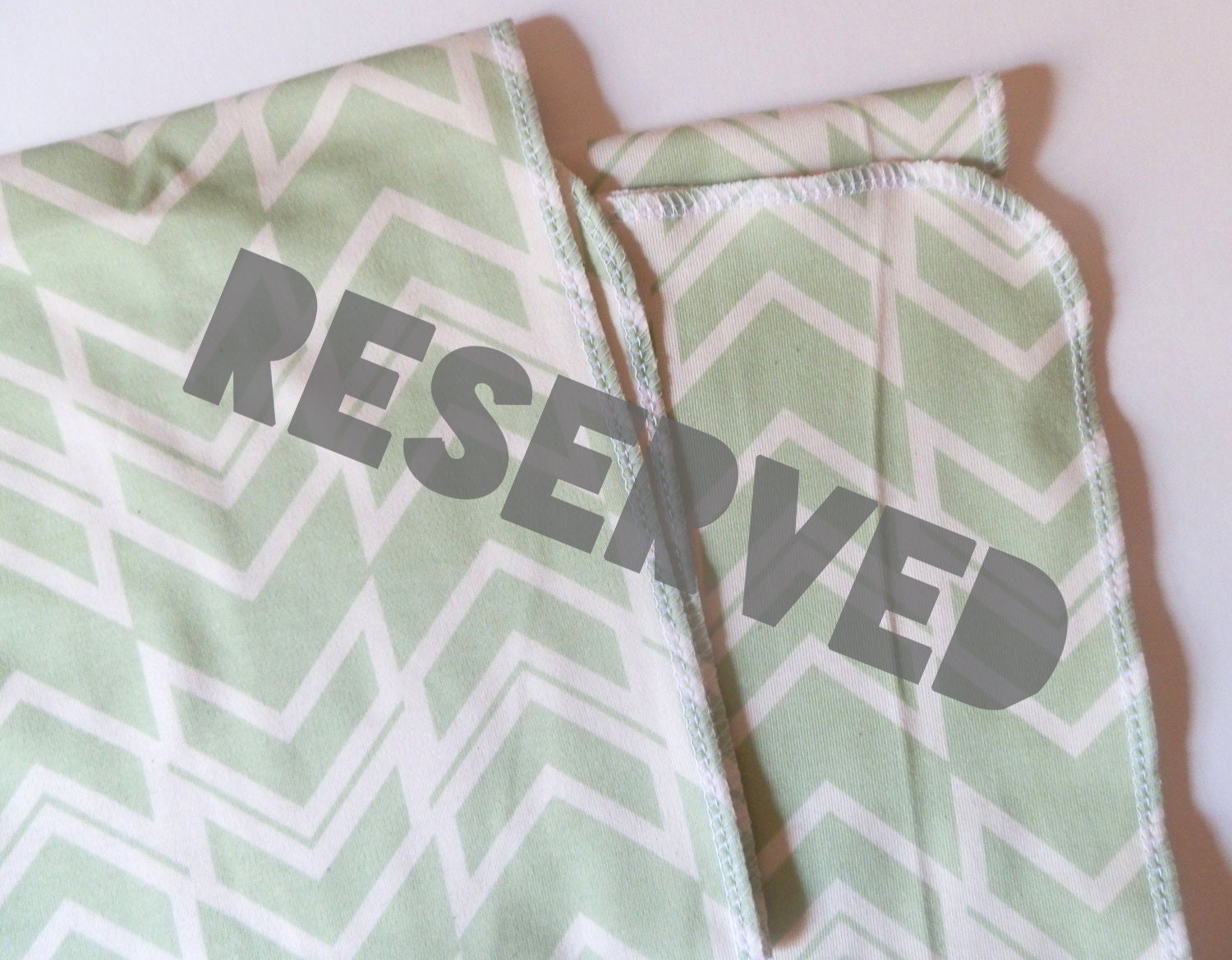 RESERVED for rebma14-- Seafoam Ikat Baby Blanket