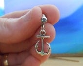Tragus Piercing - Anchor Tragus Earring - Tragus Barbell
