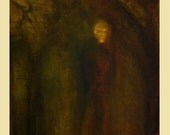 Original painting,"Without chemicals he points",oil on canvas ,1995, Private Collection-Reserved for Zaza),(From Copper's Dream-Twin Peaks)