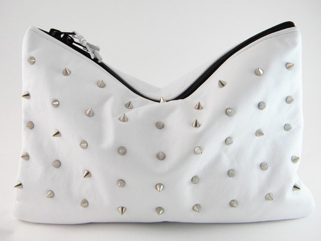 Bad-Ass Spiked Leather Statement Clutch