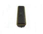 Vintage Jewelry Box French  dark brown and gold