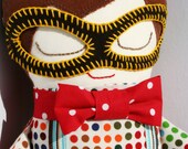 Handmade Cloth Doll Boy Superhero Toy