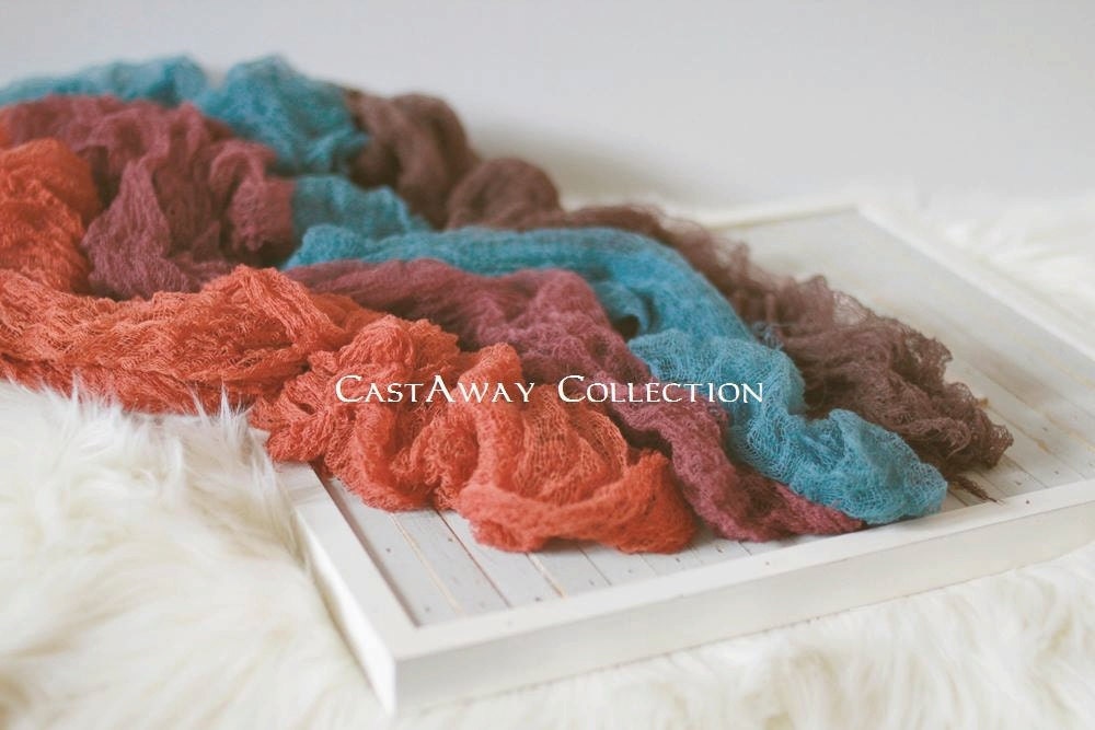 Cheesecloth Wrap - Newborn Photo Prop: Newborn Wrap, Cheesecloth Wraps, Knit Wrap, Stretch Wrap, Photography Props