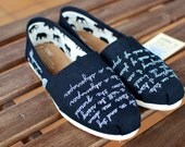Demi Lovato Skyscraper quote TOMS shoes