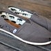 Ash Grey Mini Mustache TOMS