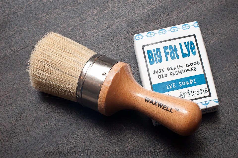 Combo: Waxwell Wax Brush & Big Fat Lye Soap - FREE SHIPPING