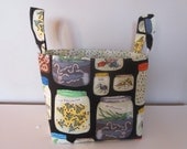Extra Large Fabric Storage Bin, Toy Organizer,  Diaper Caddy, Fabric Basket, bugs, insects, kid storage, baby storage