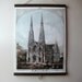 Canvas Vintage Style School Chart with Wood Trim - New York Cathedral (17"x23")