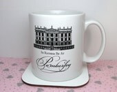 Pride & Prejudice Mug, I'd Rather Be At Pemberley Mug, Book Themed Mug, Jane Austen, UK