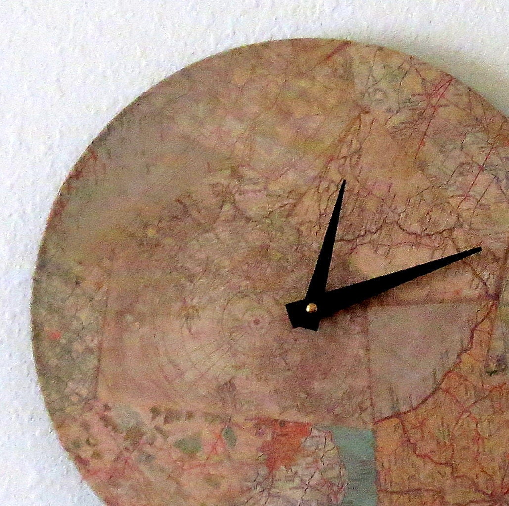 Unique Wall Clock Clock Sale Home and Living Rustic by Shannybeebo