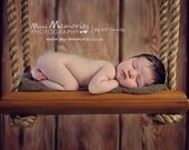 Photography prop baby swing