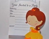 Belle Birthday Invitation Set of 10 Il_170x135