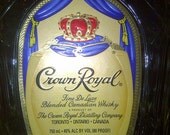 Liquor bottle lamp, bar lamp, table lamp, unique lighting, novelty lamp, crown royal lamp