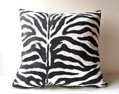 Zebra Pattern Pillow Cover
