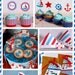 Nautical Birthday Party Package Personalized MINI Collection Set - PRINTABLE DIY - PS826CA1y