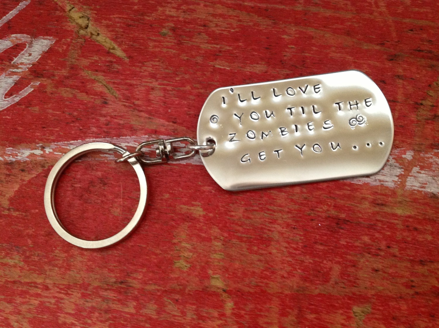 Zombie Apocalypse keychain zombies geekery walking dead