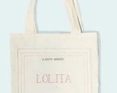 Made to order - Library tote bag - Title up to 10 letters