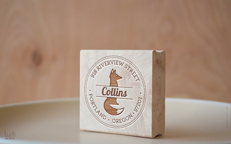 Fox - Personalized Return Address Stamp