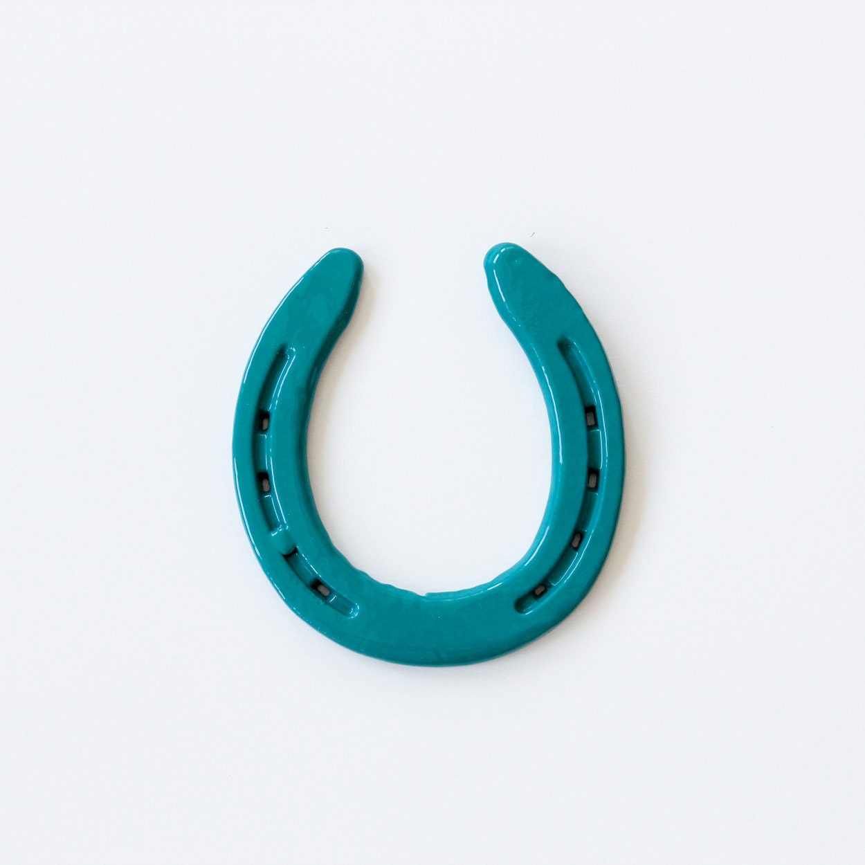 Cast & Crew Lucky HorseShoe in Turquoise / Water Blue