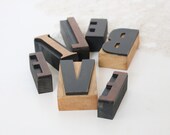 Letterpress Word BELIEVE