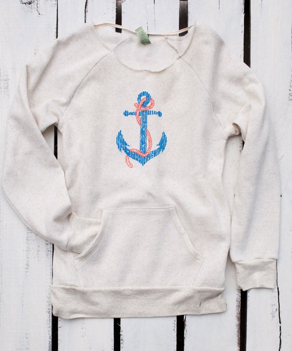 Anchor Boatneck Pullover