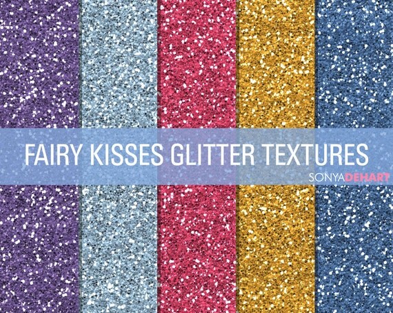 50% OFF Black Friday Sale Glitter Digital Papers Glitter Textures Glitter Paper Pack Fairy Kisses Instant Download Il_570xn