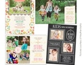 Photography Marketing boards bundle - PSD Newsletter  templates - E706