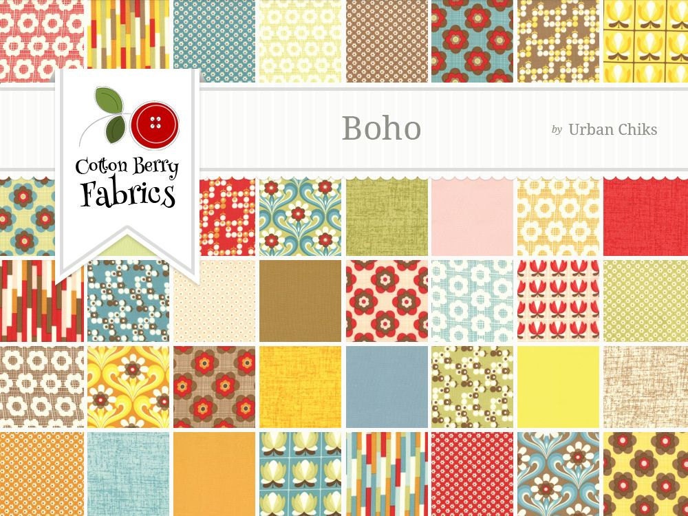 Boho Charm Pack by Urban Chiks for Moda - One Charm Pack - 31090PP