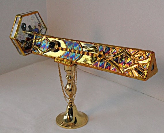 Stained Glass Kaleidoscope Art Deco Style by SisterArtGlass