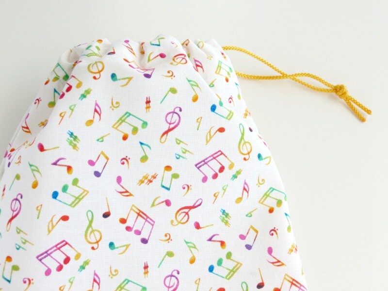 Music Note Gift Bags/ Music Birthday Party by InchwormGoodyBags