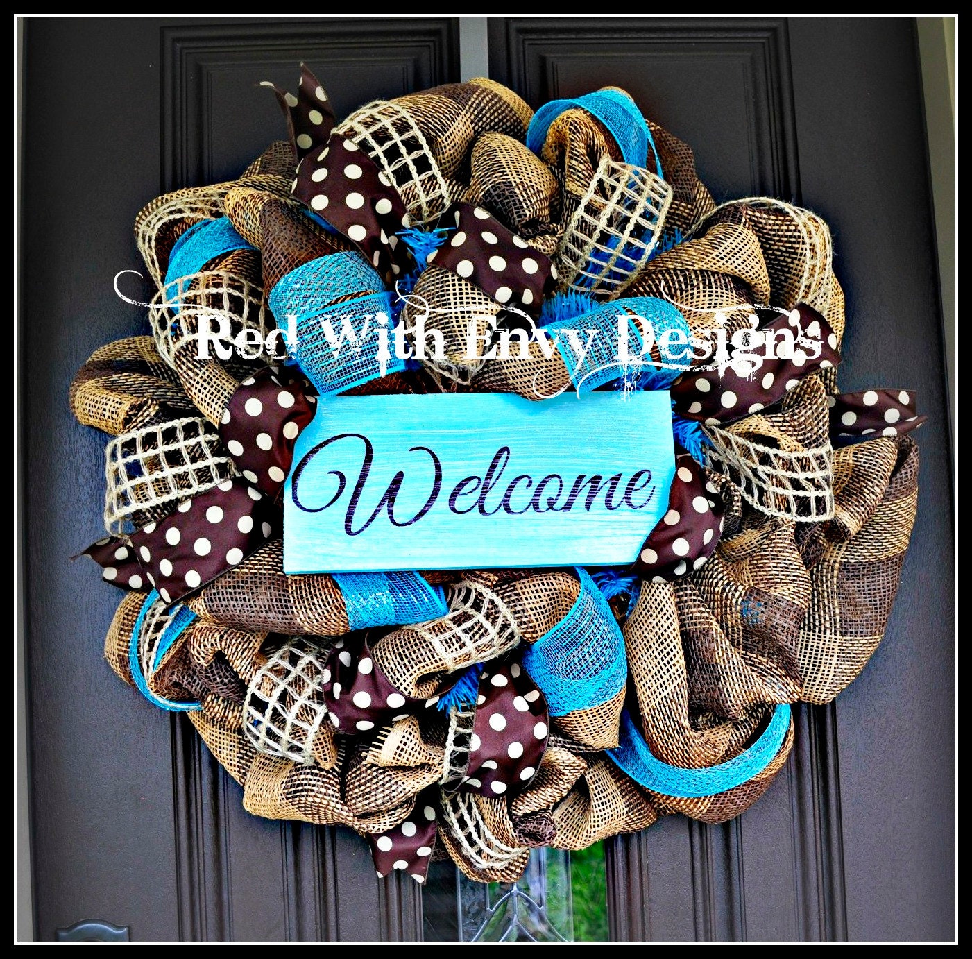 Summer Wreath, Wreath, Deco Mesh Wreath, Deco Mesh, Spring Wreath, Burlap Wreath, Burlap, Spring, Summer
