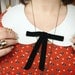 darling dandy - velvet bow brooch - made to order