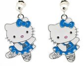 Hello Kitty earrings, kids earrings
