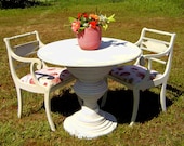 DESIGN YOUR TABLE - Stacked Disk Pedestal Table Made to Order