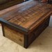 Industrial Coffee Table with Usable Trunk / Chest Base