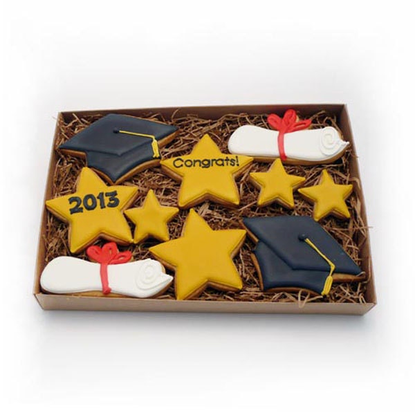 Decorated Cookies - Graduation - Medium Gift Box